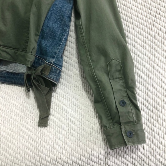Anthropologie Utility Tie Denim Jean Jacket - S - Picture 6 of 6